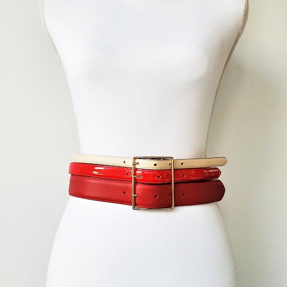 Vionnet Multi Color Leather Belt main image 5